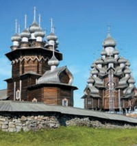 Наряду с церковью Преображения Господня, музей-заповедник «Кижи» обеспечивает сохранение еще 80-ти памятников национальной деревянной архитектуры Наряду с церковью Преображения Господня, музей-заповедник «Кижи» обеспечивает сохранение еще 80-ти памятников национальной деревянной архитектуры