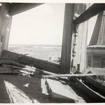 Церковь св. Варвары, с. Яндомозеро. Состояние кровли звона. Вид снаружи.
