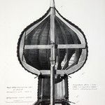 Петропавловская церковь, с. Вирма. Центральная глава. Разрез.