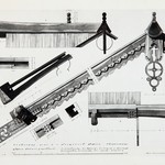 л. 20. Успенская церковь, г. Кондопога. Архитектор А.В. Ополовников. 1949 г. Детали кровли (реставрация)