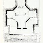 л. 8. Преображенская церковь. Архитектор А.В. Ополовников. 1949 г. План 1-1 (реставрация)