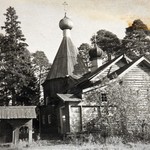 л. 15. Церковь Казанской Божьей Матери, д. Рослякова. 1947 г.(?) Общий вид