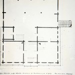 л. 13. Дом Ошевнева, д. Ошевнево. Тех. арх. Э.В. Ильин 1950 г. План жилого этажа (реставрация)