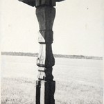 л. 12 об. Успенская церковь, г. Кондопога. 1948-1949 гг. Столб крыльца