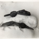 Церковь св. Варвары, с. Яндомозеро. Старые лемешины подкупольного ожерелья.