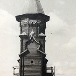 л. 18 об. Успенская церковь, г. Кондопога. 1948-1949 гг.(?) Шатёр и большая главка до реставрации