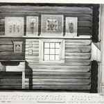 л. 29. Церковь Флора и Лавра, с. Мегрега. Тех. арх. Д.Г. Сафонова. 1950 г. Интерьер алтарной части (обмер)
