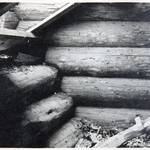 л. 15 об. Успенская церковь, г. Кондопога. 1948 г.(?) Чердак