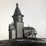 л. 9. Успенская церковь, г. Кондопога. 1948-1949 гг. Общий вид с северо-востока