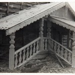 Успенский собор, г. Кемь. Реставрация крыльца и центральной галереи. Крыльцо, восстановленное по чертежам арх.-худ. А. Буйнова.