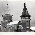 Церковь Вознесения Господня, с. Типиницы. Реставрация шатра. Общий вид с северо-запада после покрытия шатра.