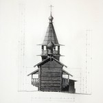 Часовня Петра и Павла, д. Волкостров. Фасад восточный.
