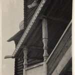 Успенская церковь, г. Кондопога. Северное крыльцо в процессе реставрации. Вид с северо-запада.
