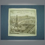 Платок памятный в честь Парижской выставки 1889 года