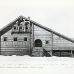 л. 5. Дом Лепсина, д. Кузнецы. Ополовников, 1949 г. Восточный фасад (обмер)