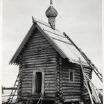 Церковь Воскрешения Лазаря. Общий вид церкви во время реcтаврации.