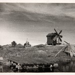 Часовня Петра и Павла, д. Волкостров. Панорама д. Волкостров.