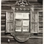 л. 28. Дом Мелькина, д. Шёлтозеро. Первая половина 1950-х гг.(?) Окно с наличником