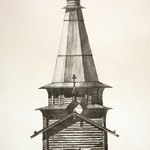 Церковь Петра и Павла, с. Чёлмужи. Проект реставрации (Арх. худ. Гнедовский Б.). Фасад восточный.