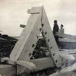 л. 22. Успенская церковь, г. Кондопога. 1949 г.(?) Фрагмент нового фронтонного пояса