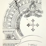 л. 13. Водлозерский Ильинский погост. Архитектор А.В. Ополовников. 1947 г. Арка царских врат (обмер)