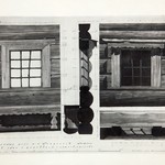 Успенская церковь, г. Кондопога. Южное окно в трапезной (правое, второе).