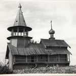 Часовня Петра и Павла, д. Волкостров. Вид часовни с юга.