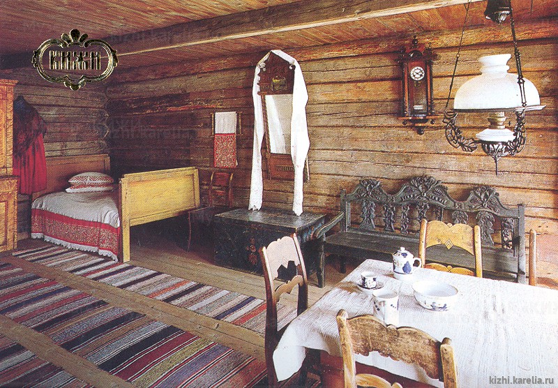 Кижи. Горница дома Ошевнева