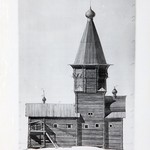 л. 18. Успенская церковь, г. Кондопога. Архитектор А.В. Ополовников. 1948 г. Южный фасад (обмер)