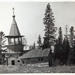 Часовня Знамения Богородицы, д. Корба. Общий вид с юга до реставрации.