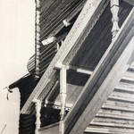 л. 15. Успенская церковь, г. Кондопога. 1949 г.(?) Фрагмент крыльца после реставрации