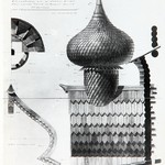 л. 12. Преображенская церковь. Архитектор А.В. Ополовников. 1949 г. Главка и бочка 4-го яруса (реставрация)