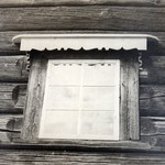 л. 28 об. Успенская церковь, г. Кондопога. 1949 г.(?) Новый наличник