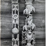 л. 33. Успенская церковь, г. Кондопога. 1948-1949 гг.(?) Иконостас в четверике. Колонка и пилястра 3-го яруса