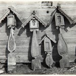 Успенский собор, г. Кемь. Резной надмогильник местного кладбища.