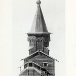 л. 27. Петропавловская церковь, с. Лычный остров. Архитектор А.В. Ополовников. 1948 г. Западный фасад (реставрация)