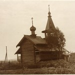 л. 9. Часовня Петра и Павла, д. Волкостров. 1953-1956 гг. Общий вид после реставрации