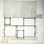 л. 13. Дом Ошевнева, д. Ошевнево. Тех. арх. Э.В. Ильин 1950 г. План светёлки (реставрация)