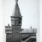 л. 4. Успенская церковь, г. Кондопога. А.В. Ополовников. 1948 г. Северный фасад (обмер)