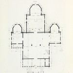 л. 5. Успенский собор, г. Кемь. Архитектор А.Н. Буйнов. 1947 г. План (обмер)