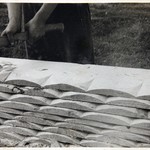 л. 18. Успенская церковь, г. Кондопога. 1949 г.(?) Изготовление тесового покрытия бочки