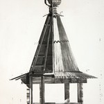 Церковь Петра и Павла, с. Чёлмужи. Проект реставрации (Арх. худ. Гнедовский Б.). Звонница.