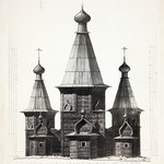 Успенский собор, г. Кемь. Проект реставрации (автор - арх. Ополовникова А.). Восточный фасад.