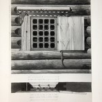 Часовня Петра и Павла, д. Волкостров. Южное окно.