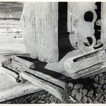 л. 22. Успенская церковь, г. Кондопога. 1949 г.(?) Фрагменты фронтонного пояса