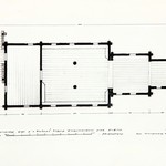 л. 26. Петропавловская церковь, с. Лычный остров. Архитектор А.В. Ополовников. 1949 г. План церкви (реставрация)