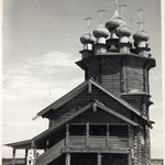 Покровская церковь, о. Кижи. Вид с запада (после снятия обшивки).