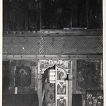 Покровская церковь, о. Кижи. Центральная часть восстанавливаемого тяблового иконостаса.