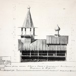 Часовня Петра и Павла, д. Волкостров. Фасад южный.