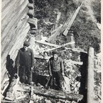 л. 12 об. Успенская церковь, г. Кондопога. 1948-1949 гг. Потники-реставраторы